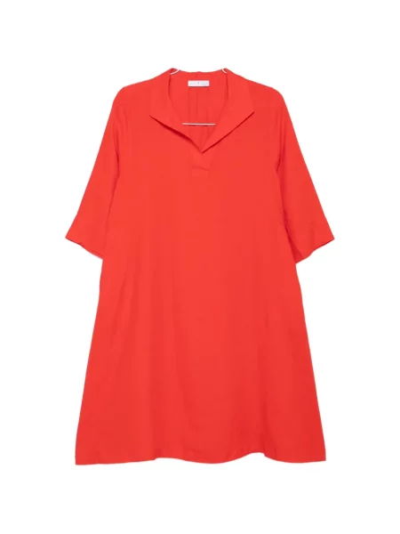 Rochie mini Why Ci cu decolteu în V roșu