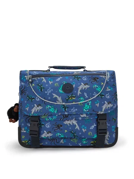 KIPLING Ruksak Preppy tirkiz / tamno plava / siva crna