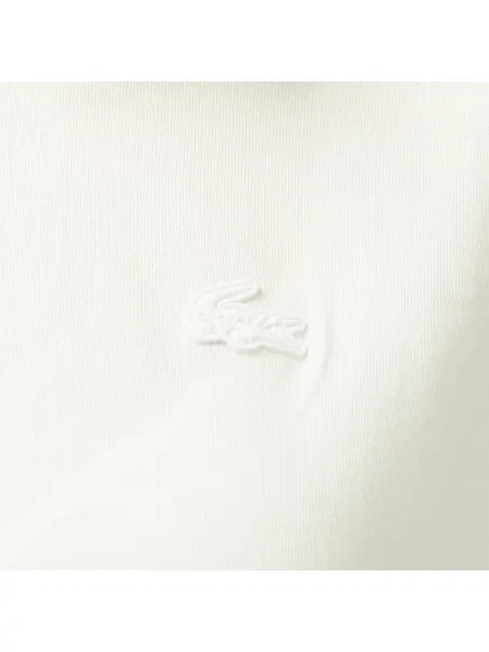 Lacoste Koszulka Z Okrągłym Dekoltem W Kolorze Białym biały