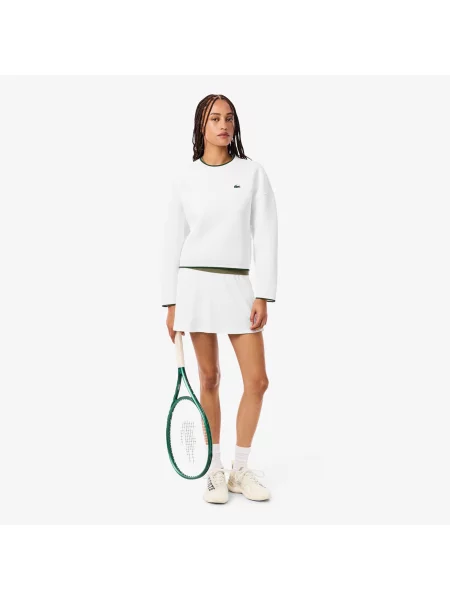 Lacoste Spódnica Sportowa Ultra Dry Z Szortami biała