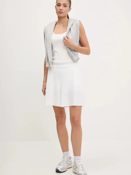 Sportalm szorty gładkie high waist biały
