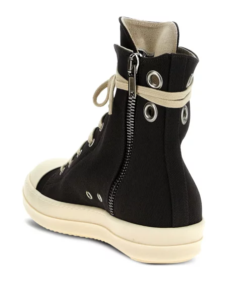 Sneakersy Rick Owens Drkshdw sznurowane koronkowe czarne