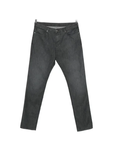 Blugi Emporio Armani cu autograf gri