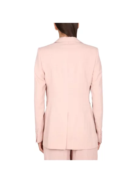 Lniana marynarka Stella Mccartney różowa