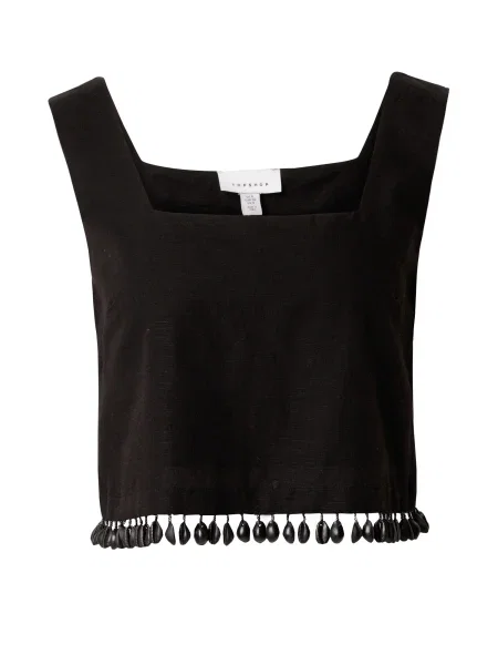 TOPSHOP Top negru