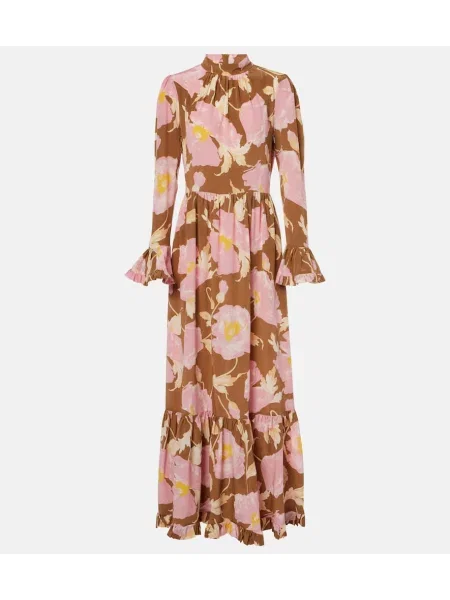Rochie maxi La Doublej de mătase de costum