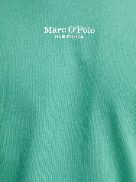 Футболка Marc O'polo с принтом зеленая