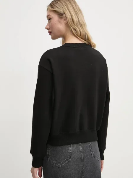 Mikina Karl Lagerfeld Jeans s potiskem černá