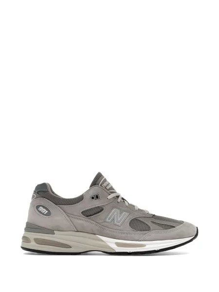 Sneakerși New Balance din piele de căprioară gri