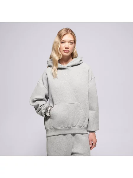 Nike Bluza Z Kapturem W Nk Stdo Flc Os Po Hdy szara