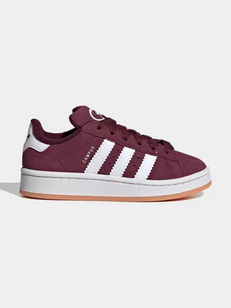 Adidas Originals sneakers de piele întoarsă pentru copii CAMPUS violet