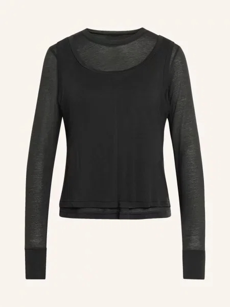 Adidas Tričko S Dlouhým Rukávem Soft Lux černá