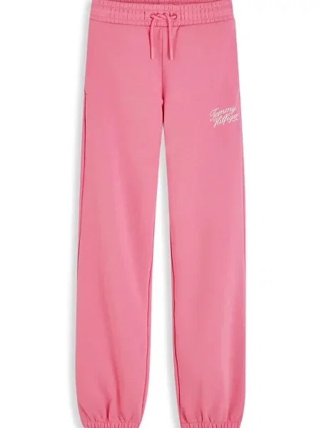 Tommy Hilfiger pantaloni de trening pentru femei cu roz