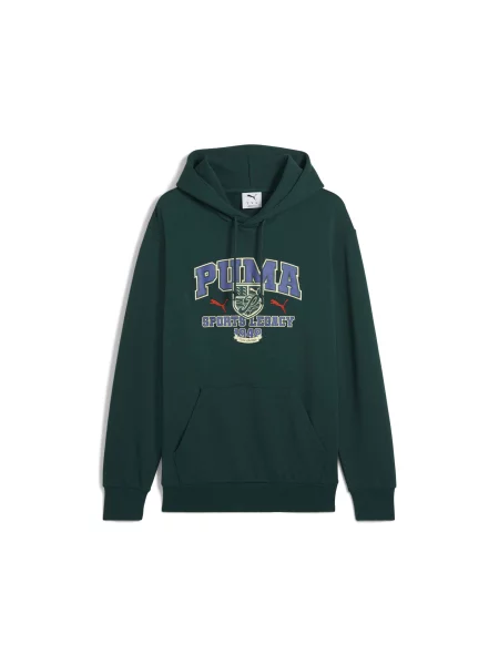 Худи Puma зеленое