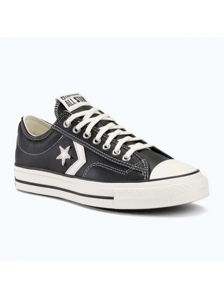 Tenisky Converse Star Player 76 Fall Kožené black/vintage white/silver biela