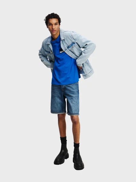 Джинсові шорти Karl Lagerfeld Jeans синій