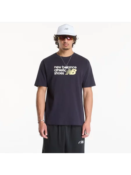 Tricou New Balance Athletics Premium Relaxed Chest Logo T-Shirt Dark Night L