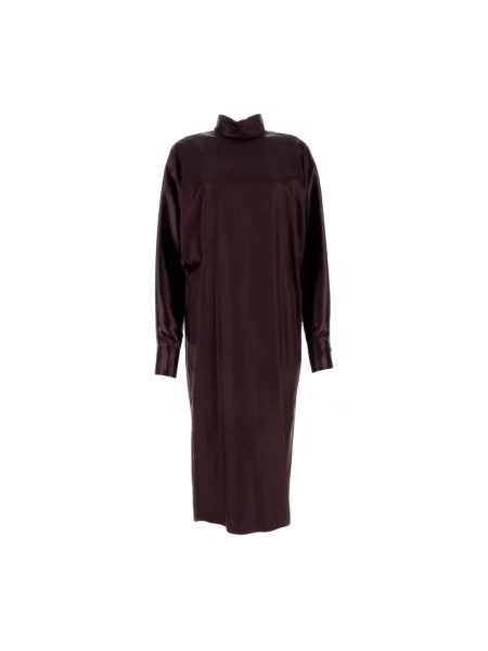 Sukienka midi Ferragamo czerwona