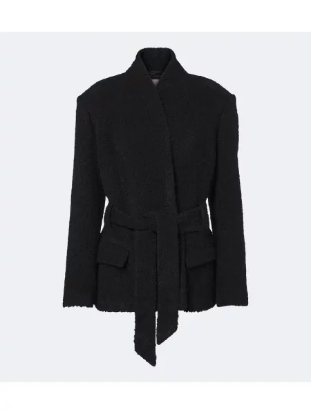 Geacă Isabel Marant de lână negru