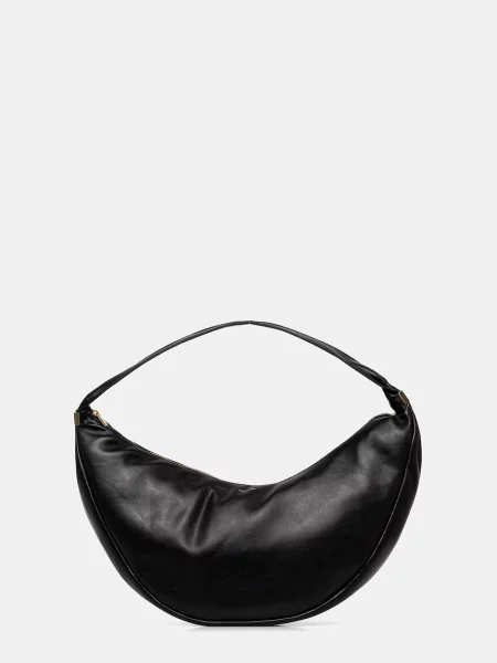 Calvin Klein Geantă Pinched Soft Crescent Lg negru