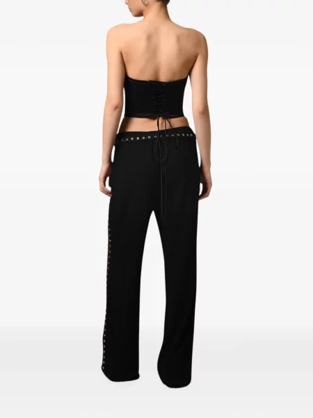 Pantaloni Nafsika Skourti cu cordon negru