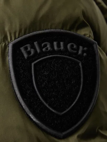 Παλτό Blauer με κουκούλα πράσινο