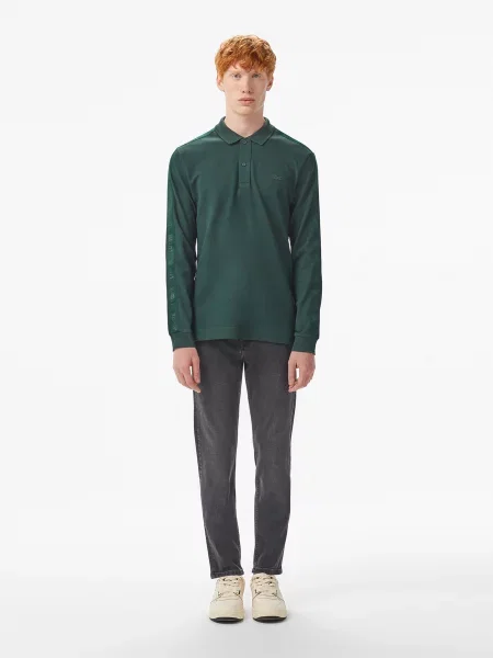 Поло Lacoste зелений