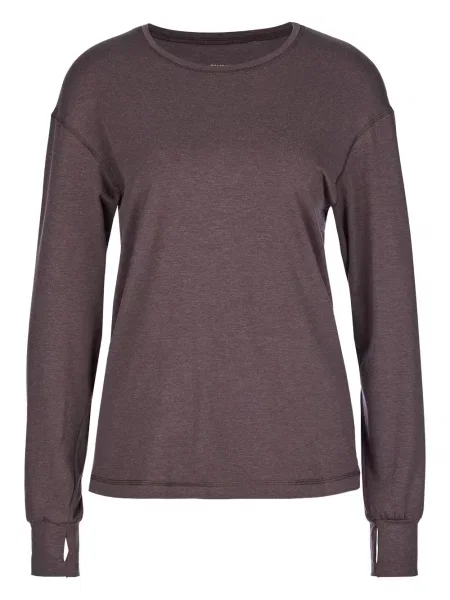 Lung tricou Calida cu mâneci lungi maro