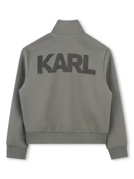 Dětska bunda Karl Lagerfeld zelená