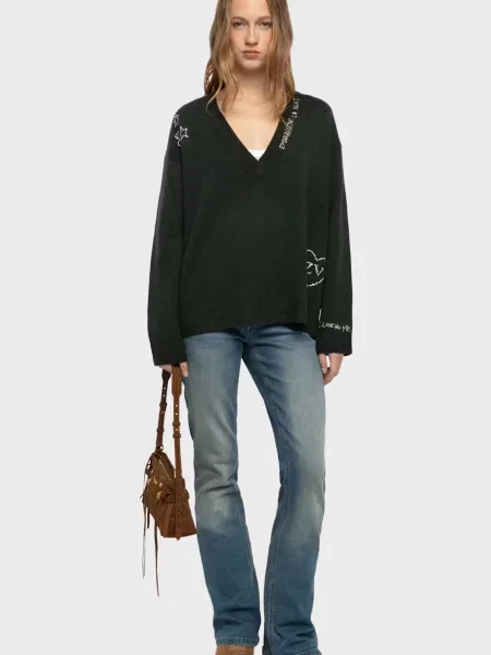 Кашеміровий светр Zadig&voltaire чорний