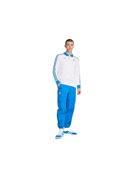 Tricou polo Adidas alb