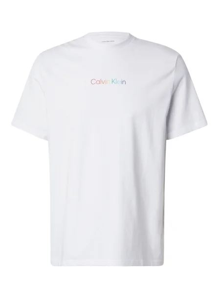 Calvin Klein Jeans Tricou Pride Graphic alb