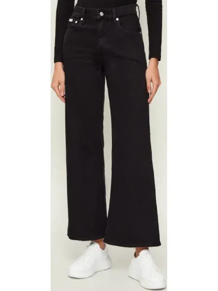 Calvin Klein Jeans Blugi | Relaxed fit | high waist negru