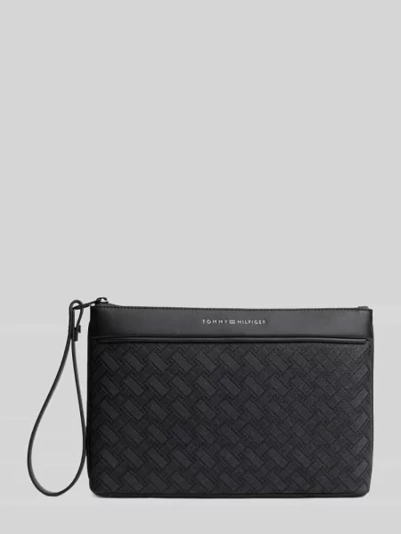 „Kulturbeutel/ kosmetyczka z napisem z logo model MODERN MONOGRAM POUCH'“ Tommy Hilfiger czarna
