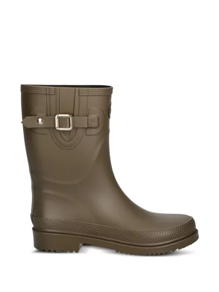 Botine Scholl cu cataramă verde