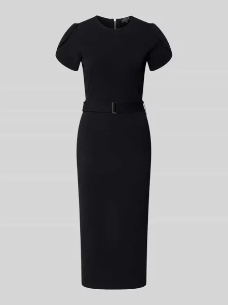 Sukienka midi o kroju slim fit z mieszanki model JULIANY' Ted Baker czarna