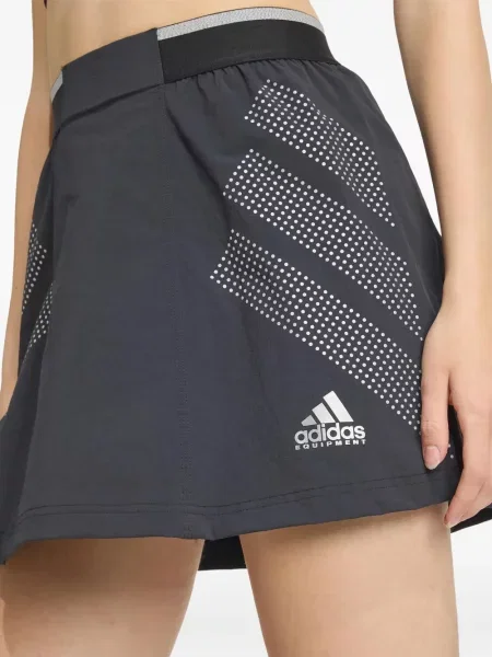 Mała mały spódnica mini Adidas z nadrukiem czarna
