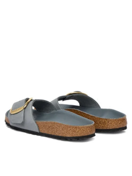Papucs Birkenstock Madrid Big Buckle Hex szürke