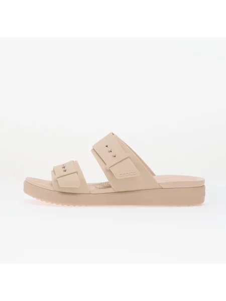 Чехли Crocs Brooklyn Buckle Low с платформа розово