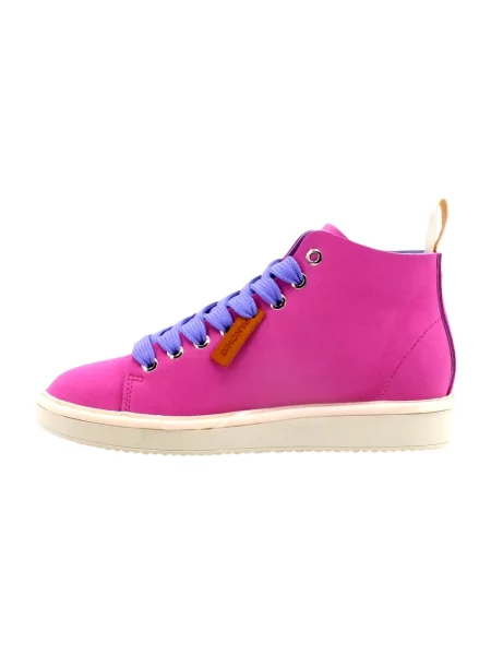 Sneakersy Panchic skórzane różowe