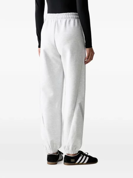 Top Adidas din piele de căprioară cu broderie cu glugă maro