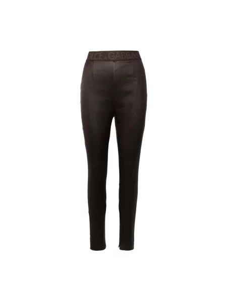 Legginsy Dolce And Gabbana brązowe