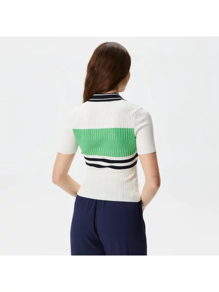 Lacoste Sweter Lacoste biały