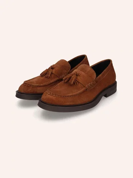 Heinrich Dinkelacker Loafersy Florenz Plain V braun brązowe