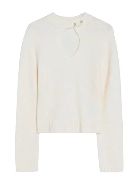 Bershka Pulover ecru/prljavo bijela