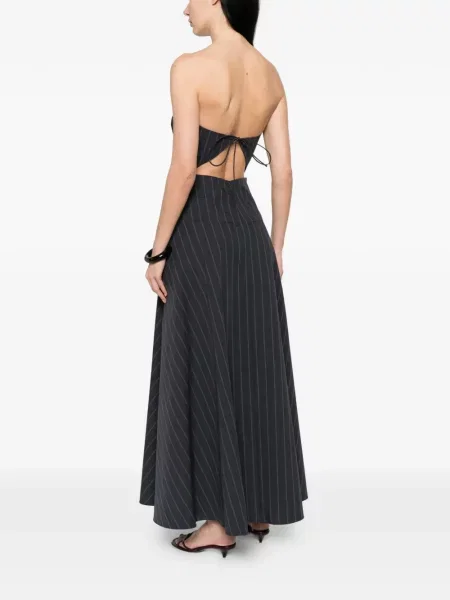 Maxi rochie maxi St. Agni cu dungi de costum albastru