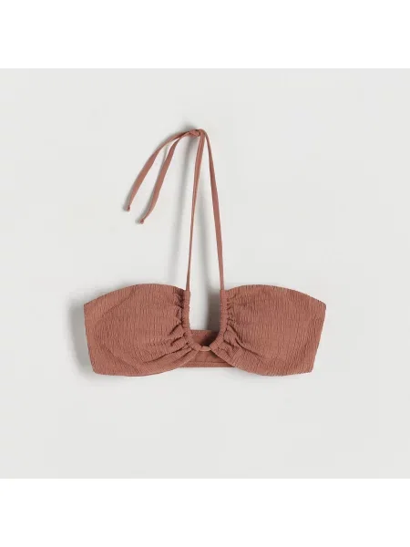 Reserved Góra od bikini brązowy