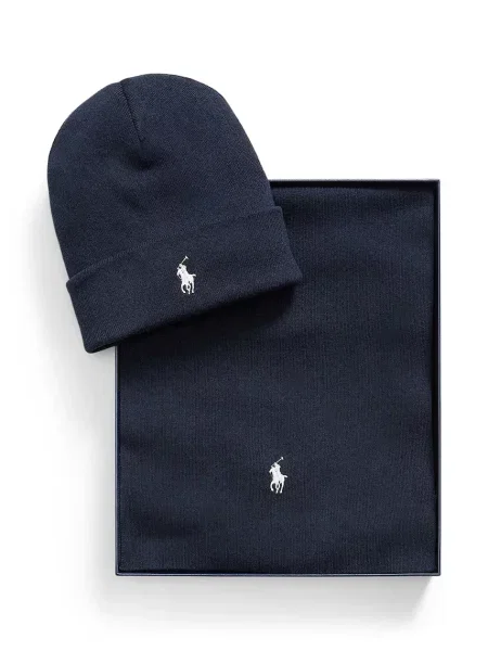 Polo Ralph Lauren căciulă și fular pentru bărbați din