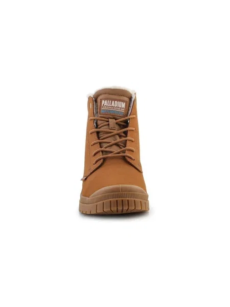 Pantofi Palladium din piele maro