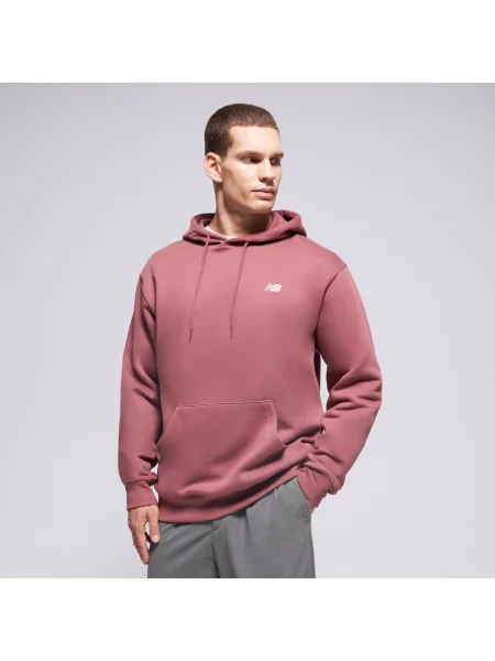 New Balance Bluza Z Kapturem Sport Essentials Fleece Hoodie czerwona